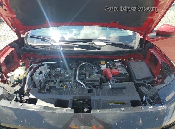 3N8AP6CA9SL443040 2025 NISSAN KICKS Red Vista del compartimento del motor