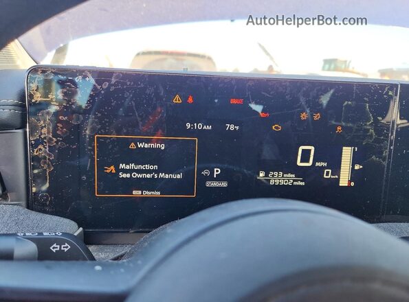 3N8AP6CAXSL307757 2025 NISSAN KICKS Blue Սարքավորումների վահանակի տեսք