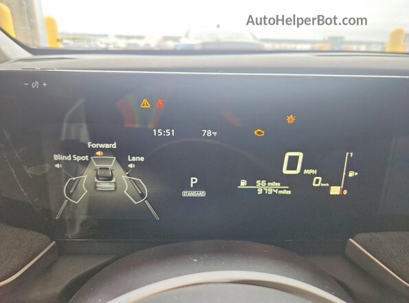 3N8AP6CB1SL330370 2025 NISSAN KICKS White ხელსაწყოთა პანელის ხედი