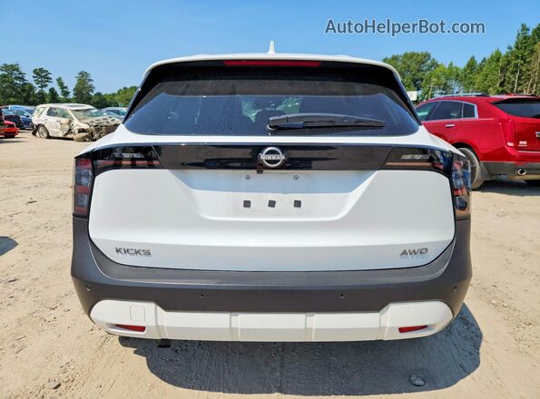3N8AP6CB2SL319149 2025 NISSAN KICKS Белый Вид сзади