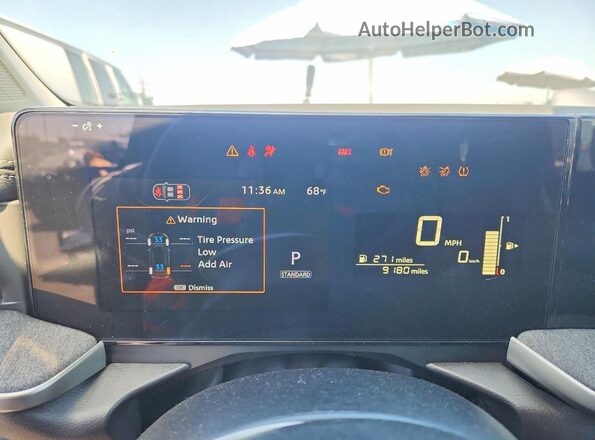 3N8AP6CE0TL326922 2026 NISSAN KICKS Black Instrument cluster view