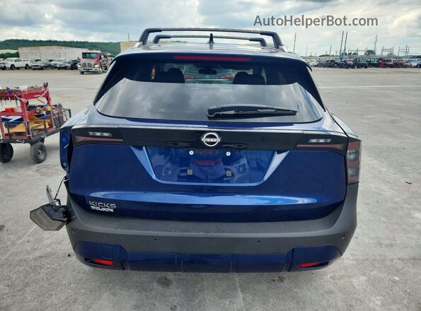 3N8AP6CE6TL386638 2026 NISSAN KICKS Синий Вид сзади