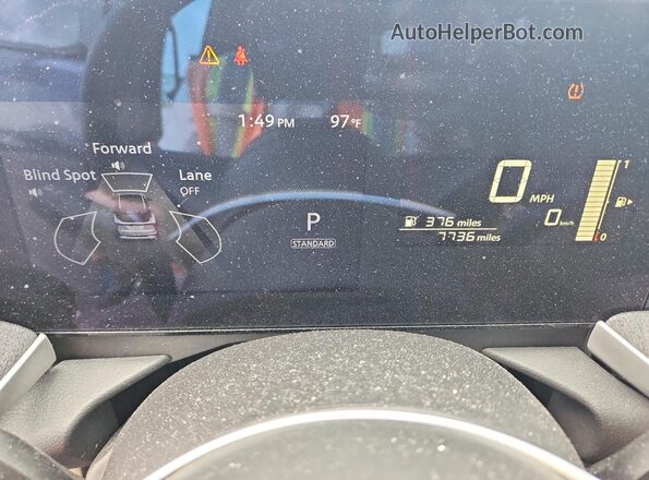 3N8AP6CE6TL386638 2026 NISSAN KICKS Синий Вид щитка приборов