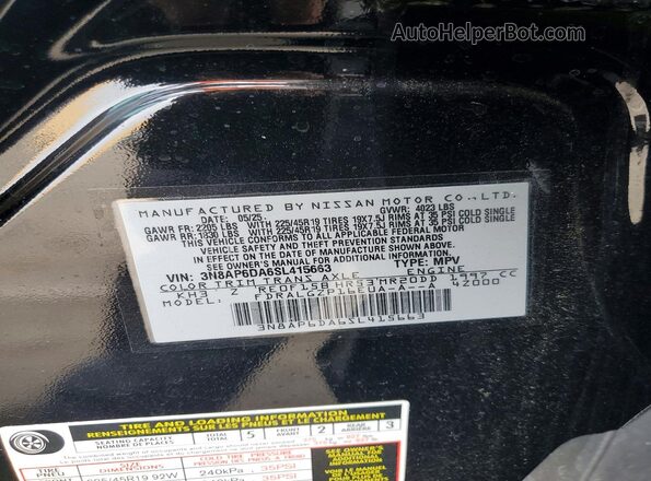 3N8AP6DA6SL415663 2025 NISSAN KICKS Black Widok komory silnika