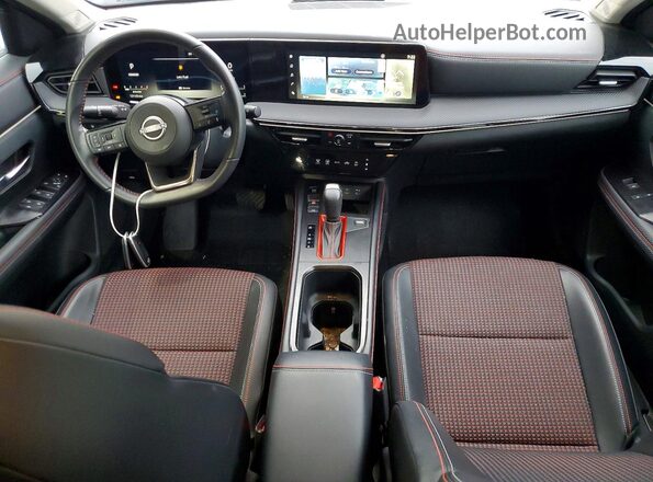 3N8AP6DB4SL320575 2025 NISSAN KICKS Blue Widok deski rozdzielczej