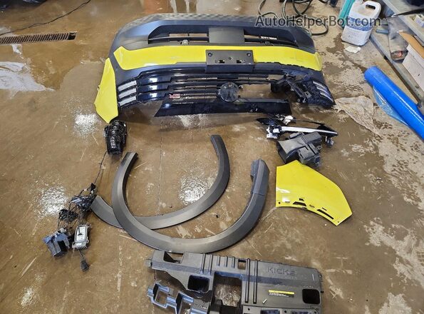 3N8AP6DB8SL318134 2025 NISSAN KICKS Желтый Вид наклейки с VIN-кодом