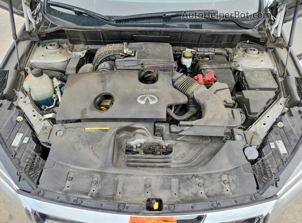 3PCAJ5CA4MF107448 2021 INFINITI QX50 Silver Engine compartment view
