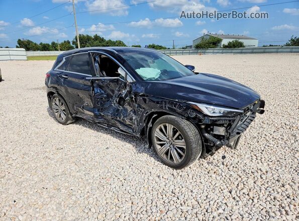 3PCAJ5CA6MF122002 2021 INFINITI QX50 Blue Front right