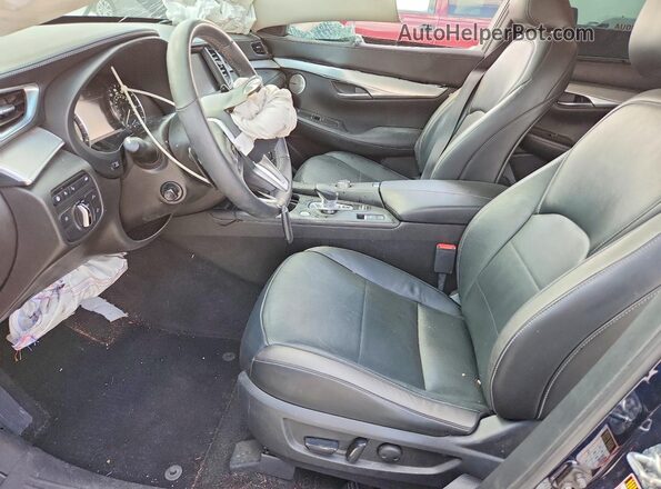 3PCAJ5CA6MF122002 2021 INFINITI QX50 Blue Front interior view