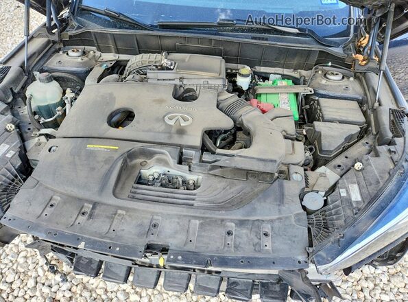 3PCAJ5CA6MF122002 2021 INFINITI QX50 Blue Rear interior view