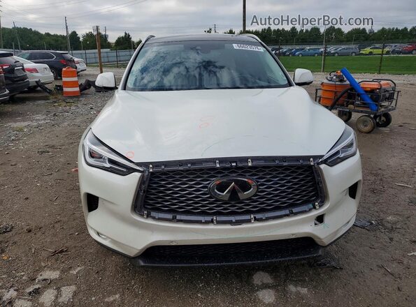 3PCAJ5CB6MF116080 2021 INFINITI QX50 White Front view