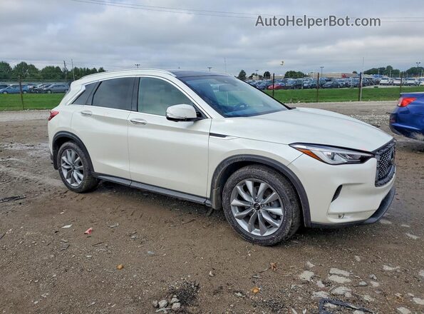 3PCAJ5CB6MF116080 2021 INFINITI QX50 White Front right