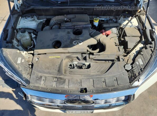 3PCAJ5J3XNF105872 2022 INFINITI QX55 White Widok wnętrza z tyłu
