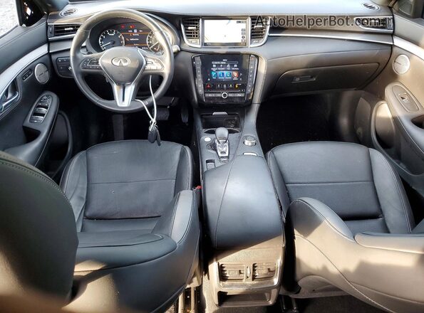 3PCAJ5KR3PF109669 2023 INFINITI QX55 Black Vista del salpicadero
