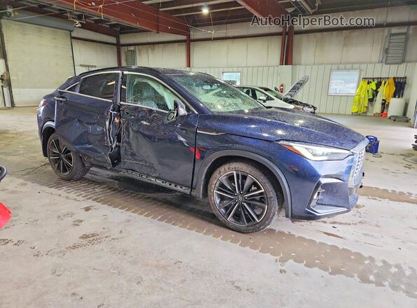 3PCAJ5L37NF111061 2022 INFINITI QX55 Blue Delantero derecho