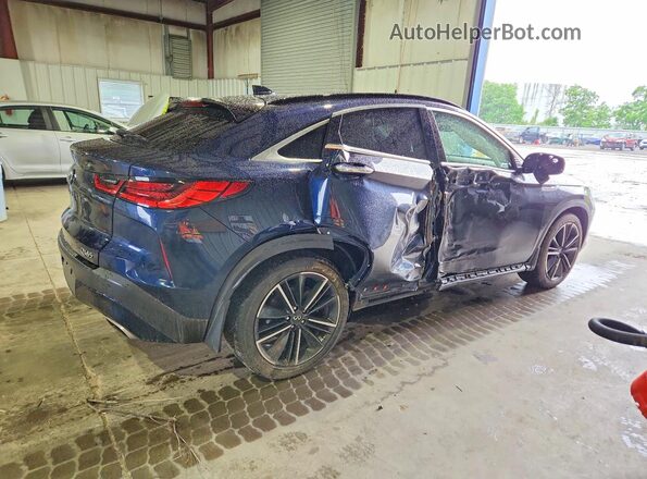 3PCAJ5L37NF111061 2022 INFINITI QX55 Blue Trasero derecho