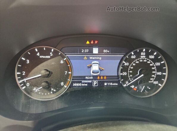 3PCAJ5L37NF111061 2022 INFINITI QX55 Blue Vista del cuadro de instrumentos