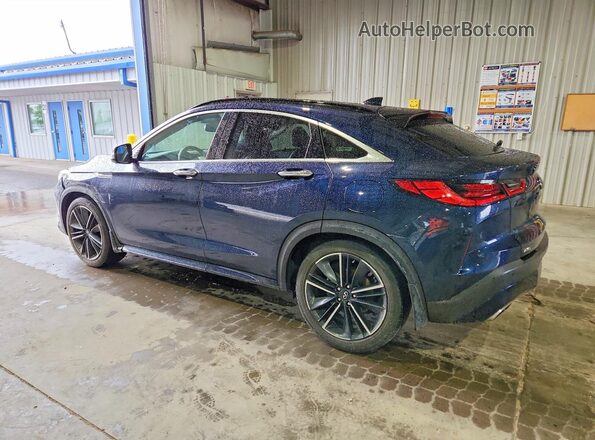 3PCAJ5L37NF111061 2022 INFINITI QX55 Blue Trasero izquierdo