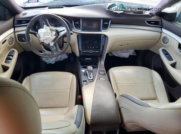 3PCAJ5M11KF105877 2019 INFINITI QX50 White Dashboard view
