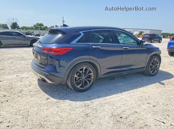 3PCAJ5M11KF108973 2019 INFINITI QX50 Blue უკანა მარჯვენა
