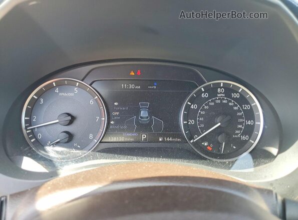 3PCAJ5M11KF108973 2019 INFINITI QX50 Blue ხელსაწყოთა პანელის ხედი