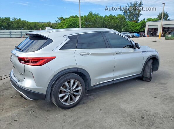 3PCAJ5M11KF136840 2019 INFINITI QX50 Серебряный Задняя правая четверть
