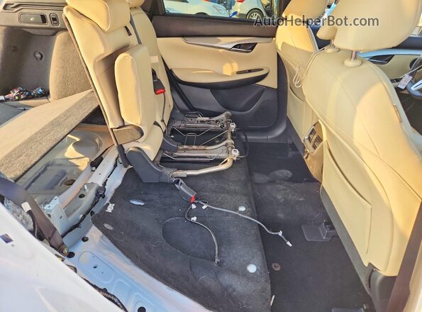 3PCAJ5M12LF107882 2020 INFINITI QX50 White უკანა სავარძლების ხედი