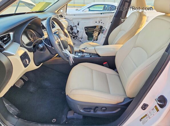 3PCAJ5M12LF107882 2020 INFINITI QX50 White წინა სალონის ხედი