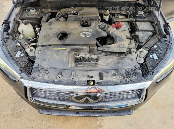 3PCAJ5M16LF109506 2020 INFINITI QX50 Black ძრავის განყოფილების ხედი