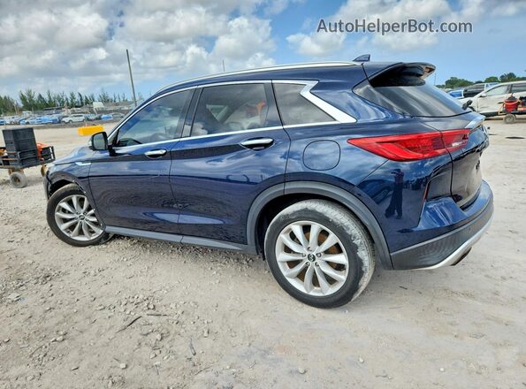 3PCAJ5M17KF111196 2019 INFINITI QX50 Blue უკანა მარცხენა