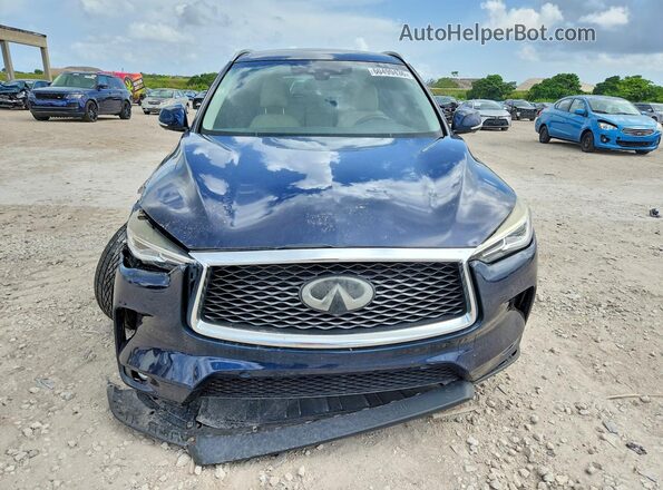 3PCAJ5M17KF111196 2019 INFINITI QX50 Blue წინა ხედი