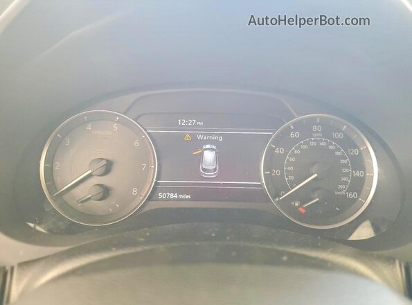 3PCAJ5M1XKF108860 2019 INFINITI QX50 Silver Instrument cluster view