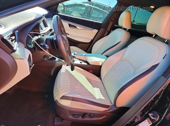 3PCAJ5M33KF126943 2019 INFINITI QX50 Black Вид салону спереду