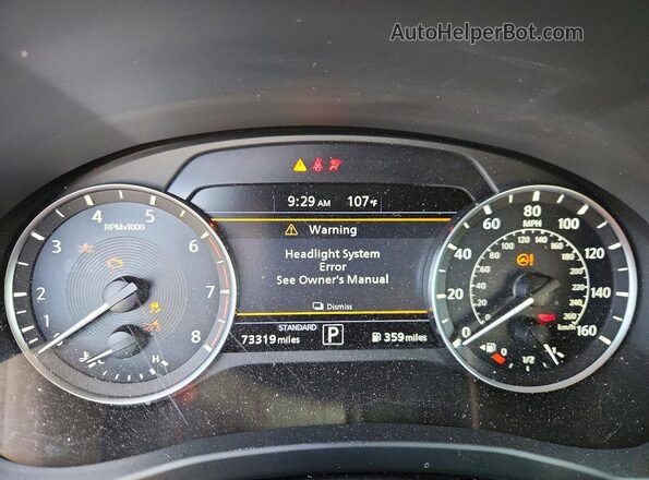 3PCAJ5M34LF111417 2020 INFINITI QX50 Black Вид щитка приладів