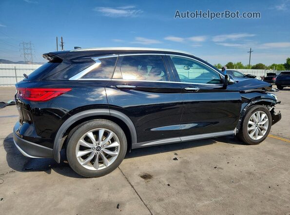 3PCAJ5M34LF111417 2020 INFINITI QX50 Black Задня права чверть