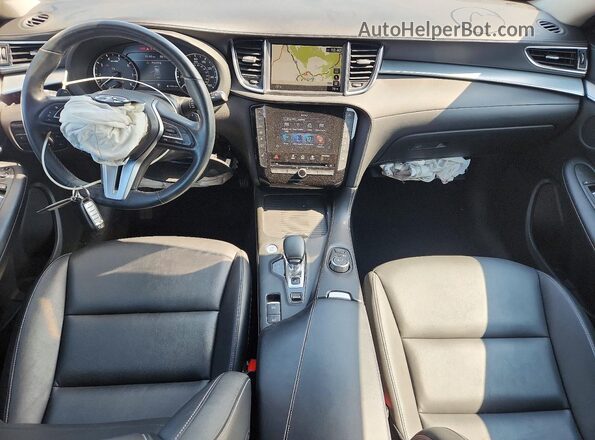 3PCAJ5M34LF111417 2020 INFINITI QX50 Black Вид панелі приладів