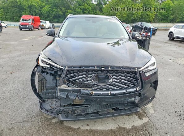 3PCAJ5M36KF101678 2019 INFINITI QX50 Black Front view