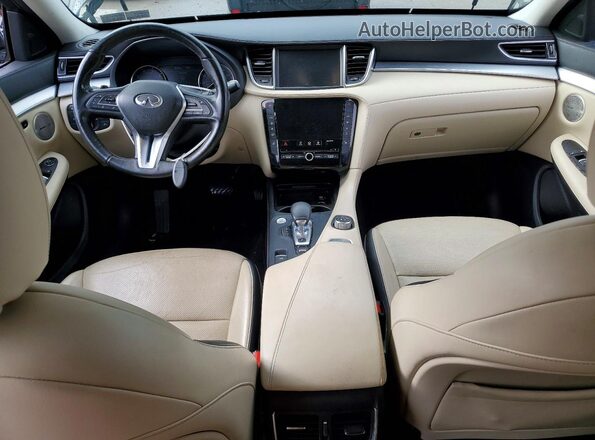 3PCAJ5M36KF101678 2019 INFINITI QX50 Black Dashboard view