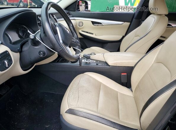 3PCAJ5M36KF101678 2019 INFINITI QX50 Black Front interior view