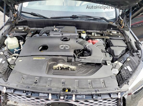 3PCAJ5M36KF101678 2019 INFINITI QX50 Black Engine compartment view