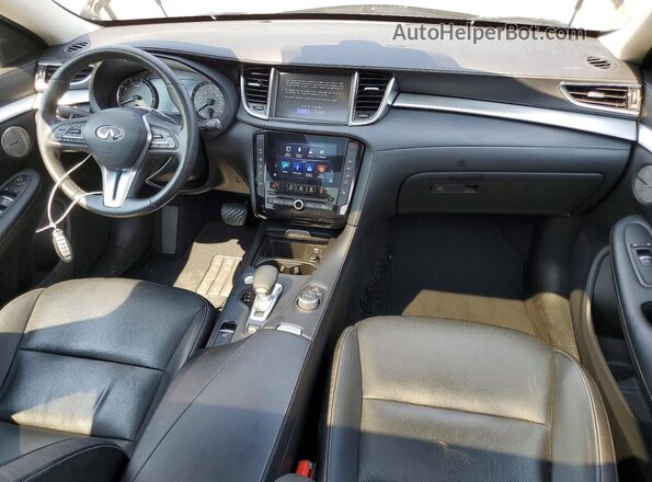 3PCAJ5M37KF117744 2019 INFINITI QX50 Gray წინა პანელის ხედი