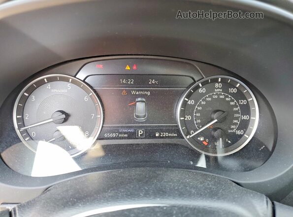 3PCAJ5M37KF117744 2019 INFINITI QX50 Gray ხელსაწყოთა პანელის ხედი