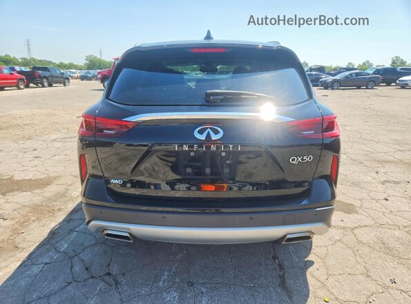 3PCAJ5M3XLF103418 2020 INFINITI QX50 Black Rear view