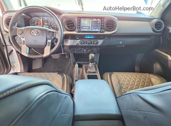 3TMAZ5CN1MM158915 2021 TOYOTA TACOMA White Widok deski rozdzielczej