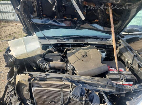 3TMAZ5CN2LM119121 2020 TOYOTA TACOMA Black უკანა სალონის ხედი