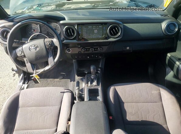 3TMAZ5CN3KM106957 2019 TOYOTA TACOMA Gray Առջևի վահանակի տեսք