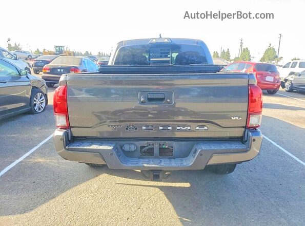 3TMAZ5CN3KM106957 2019 TOYOTA TACOMA Gray Հետևի տեսք