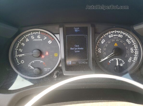 3TMAZ5CN3KM106957 2019 TOYOTA TACOMA Gray Սարքավորումների վահանակի տեսք