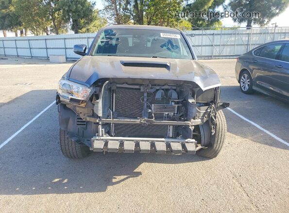 3TMAZ5CN3KM106957 2019 TOYOTA TACOMA Gray Դիմացի տեսք