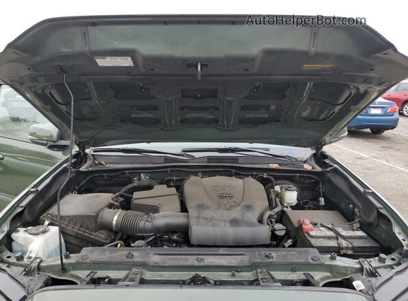 3TMAZ5CNXMM156774 2021 TOYOTA TACOMA Зеленый Вид задней части салона